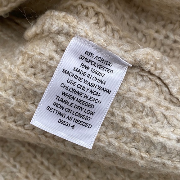 a.n.a Cream Knit Cardigan Sweater - Picture 10 of 10